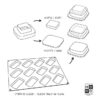 Siliconform 3D - Oval 12 hólfa - Image 5