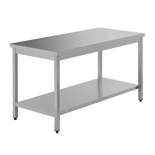 TECNODOM STÁLBORÐ 180x70x85H án kant