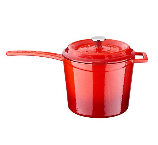LAVA Pottur með skafti Rauður - 18 cm