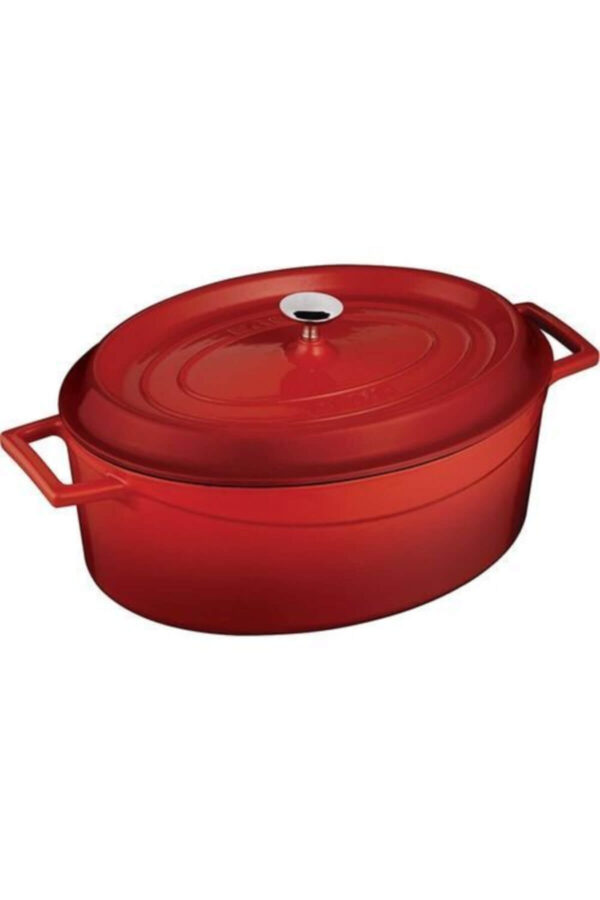 LAVA OVAL Pottur Rauður -  31 cm. - Image 2