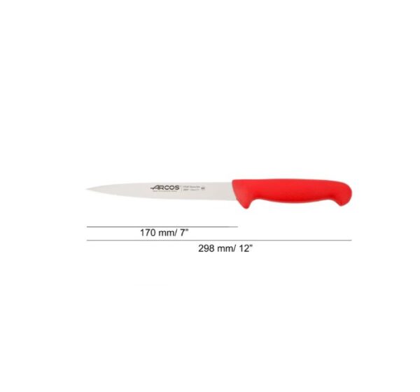 ARCOS Fillet hnífur Rauður - 170 mm - Image 2