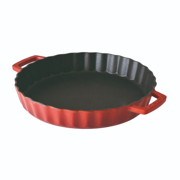 LAVA Steypujárns Bökuform með handfangi 30 cm - Rautt