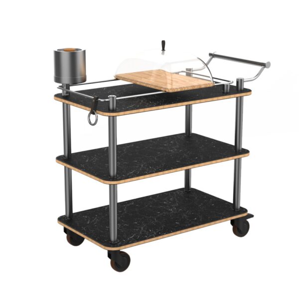 Mogogo Mixology framreiðsluvagn á hjólum
