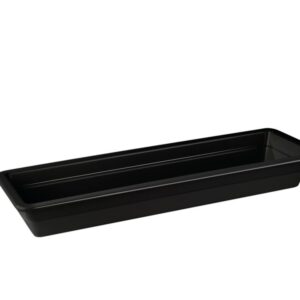 PUJADAS Melamin bakki svartur 2/4 GN – 6,5 cm