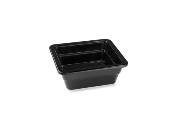 PUJADAS Melamin bakki svartur 1/6 GN – 10 cm