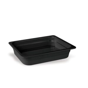 PUJADAS Melamin bakki svartur 1/2 GN – 10 cm