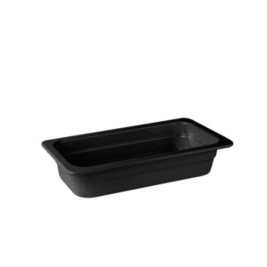 PUJADAS Melamin bakki svartur 1/3 GN – 10 cm