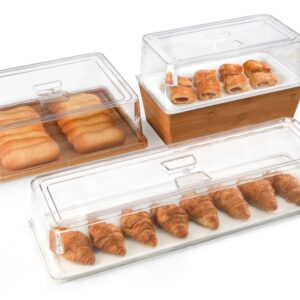 PUJADAS Glær tertuhjálmur - GN 1/1 Lok