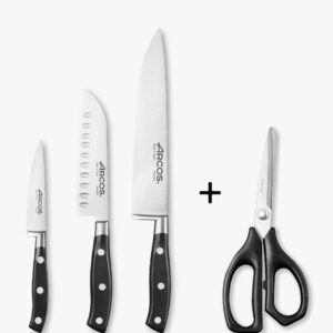 ARCOS Riviera hnífasett Riviera 3 hnífar + skæri