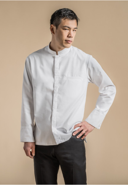 Clement D. Mantova kokkjakki langerma – Hvítur M