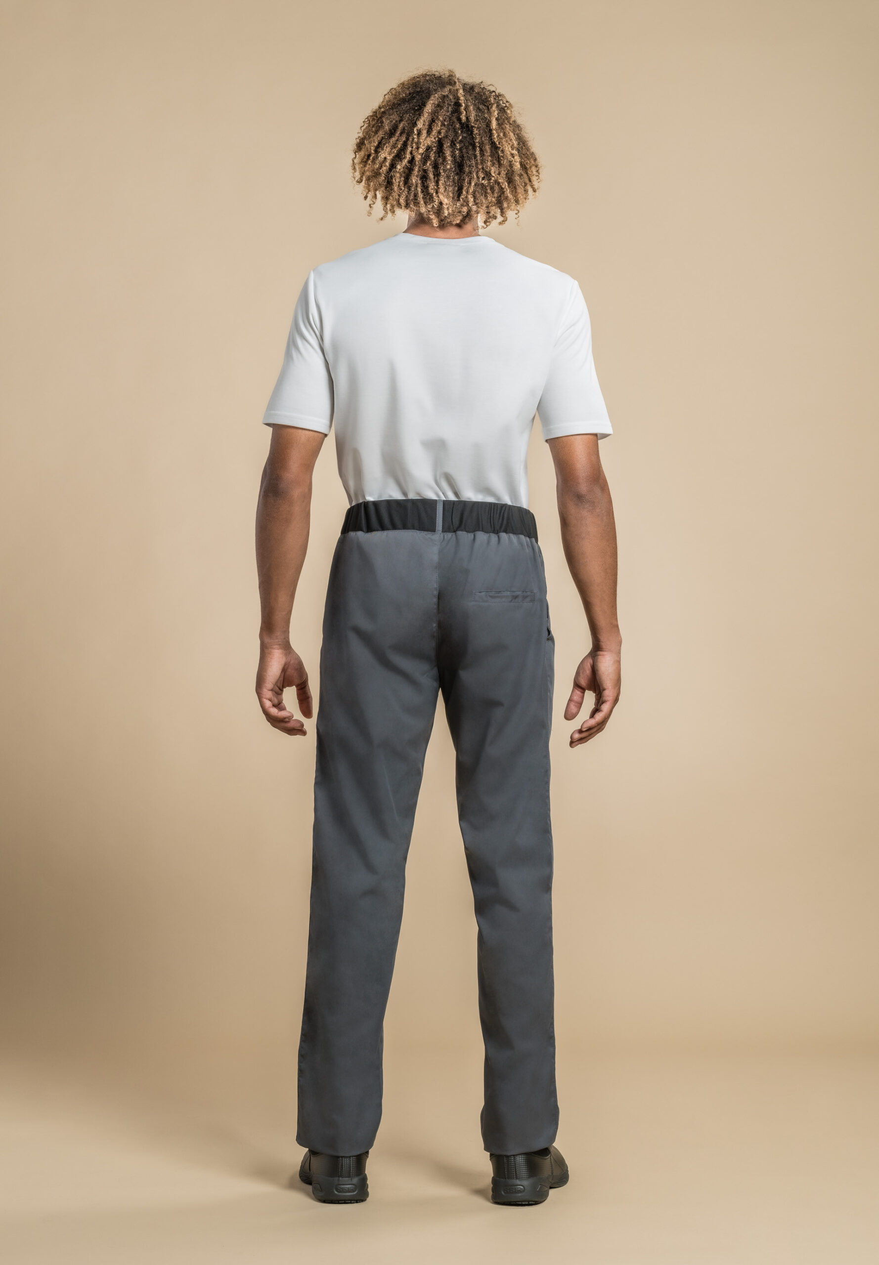 Clement D. Sirocco kokkabuxur með belti svartar - XXL - Image 3