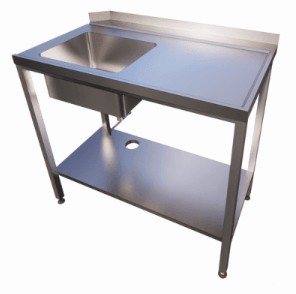 Vitrum Vaskatengiborð vinstra megin á vél 120x70x90