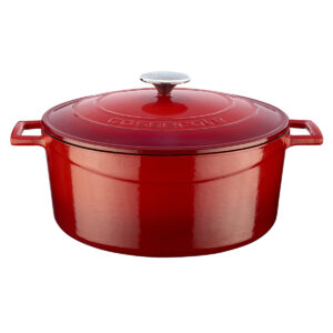 LAVA Steypujárnspottur Rauður - 28 cm