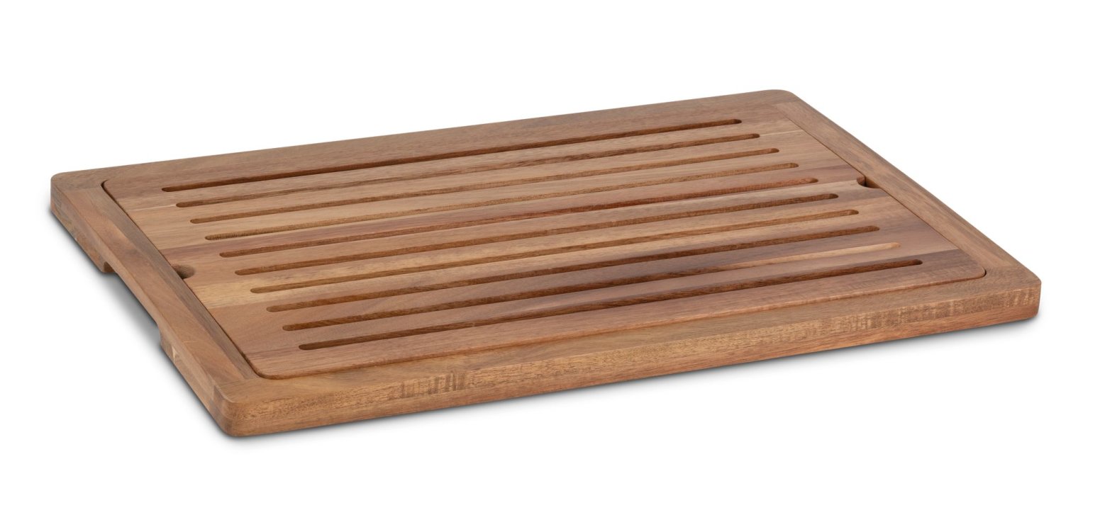 PUJADAS Brauðskurðarbretti með mylsnubakka